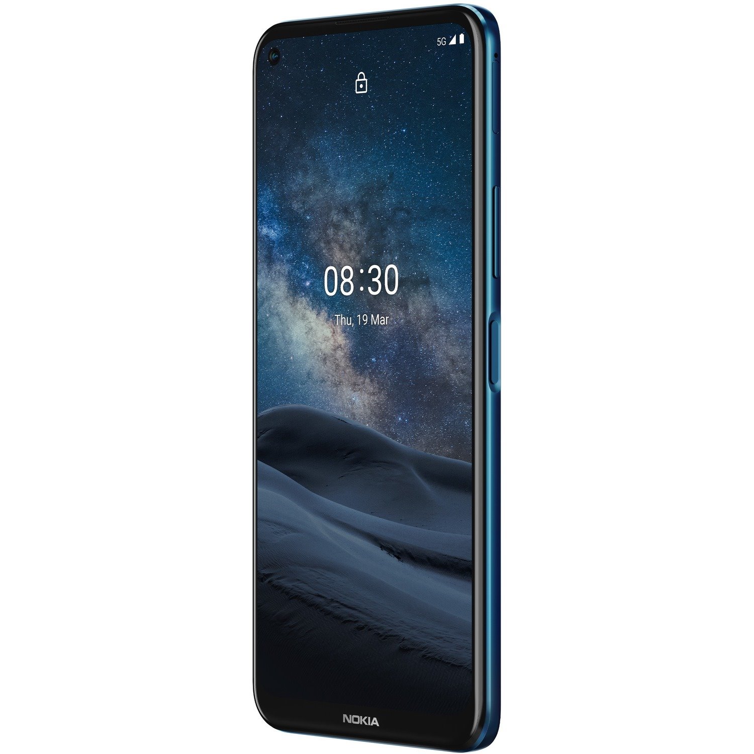 Nokia 8.3 5G 64 GB Smartphone - 17.3 cm (6.8") LCD Full HD Plus 1080 x 2400 - Kryo 475 PrimeSingle-core (1 Core) 2.40 GHz + Kryo 475 Gold Single-core (1 Core) 2.20 GHz + Kryo 475 Silver Hexa-core (6 Core) 1.80 GHz) - 6 GB RAM - Android 10 - 5G - Polar Night