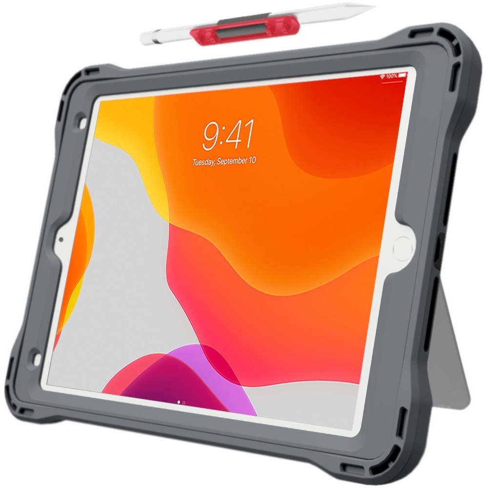 Brenthaven Edge Rugged Carrying Case for 10.2" Apple iPad (7th Generation), iPad (8th Generation), iPad (9th Generation) Tablet - Gray