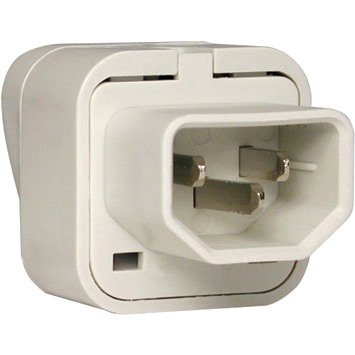 Tripp Lite by Eaton Universal Power Plug Adapter for IEC-320-C13 Outlets