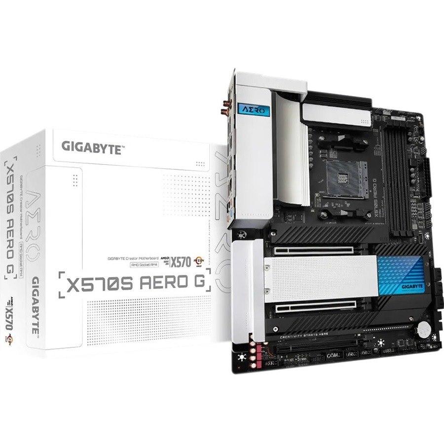 Gigabyte Ultra Durable X570S AERO G Desktop Motherboard - AMD X570 Chipset - Socket AM4 - ATX