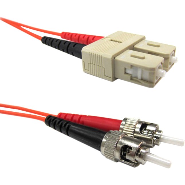 Weltron 5m ST/SC Multi-Mode 62.5/125M Orange Fiber Patch Cable