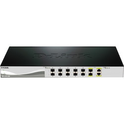 D-Link 10G Smart Switch with 10-port 10G SFP+ and 2-port 10GBASE-T/SFP+ Combo Port
