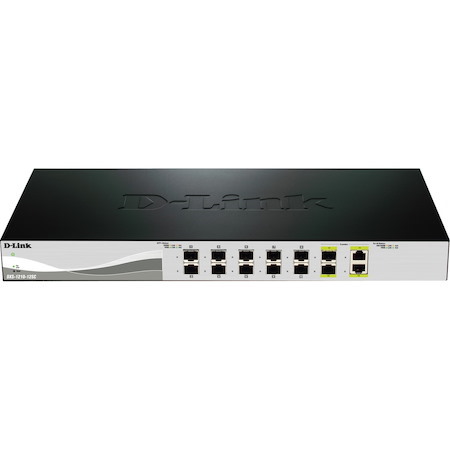 D-Link SmartSwitch DXS-1210 DXS-1210-12SC 12 Ports Manageable Ethernet Switch - 10 Gigabit Ethernet - 10GBase-X, 10GBase-T