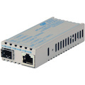 miConverter PoE/PD 10/100/1000 Gigabit Ethernet Fiber Media Converter RJ45 SFP