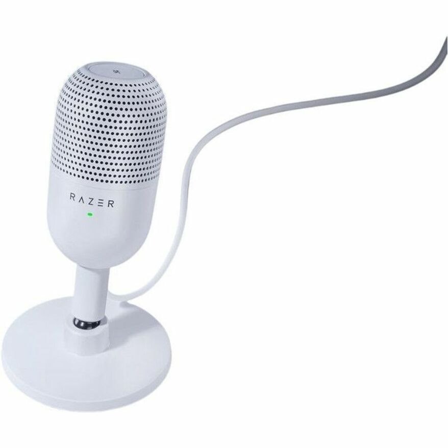 Razer Seiren V3 Mini Wired Condenser Microphone for Gaming, Live Streaming, Broadcasting, Computer, Voice - White