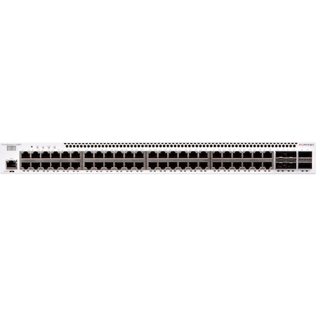 Fortinet FortiSwitch D 548D 48 Ports Manageable Ethernet Switch - 40 Gigabit Ethernet - 40GBase-X, 10GBase-X, 1000Base-T