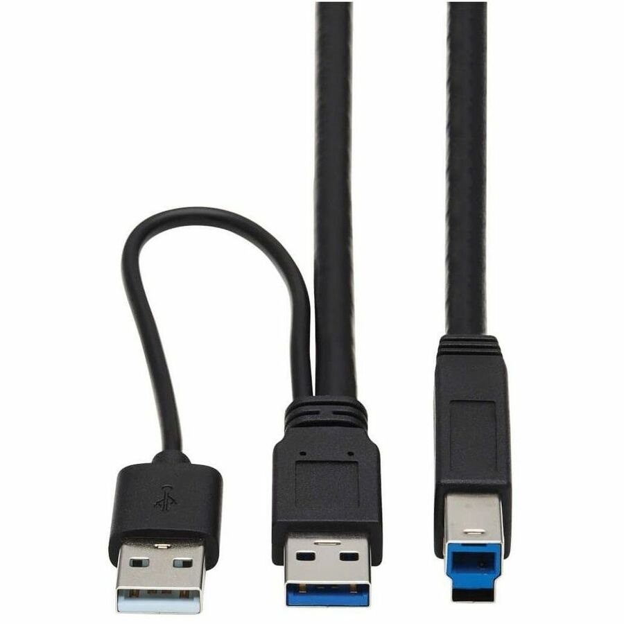 Eaton Tripp Lite Series USB 3.0 SuperSpeed Active Repeater Cable (A to B M/M), 25 ft. (7.6 m)