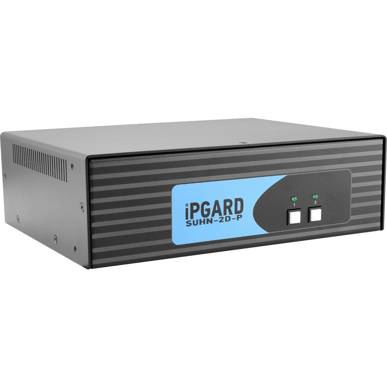 iPGARD Secure 2-Port, Dual-Head HDMI KVM Switch with Dedicated CAC Port & 4K Support