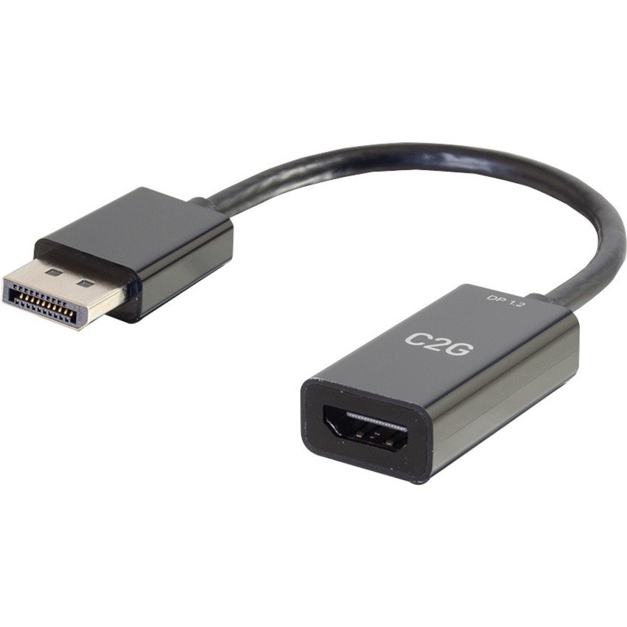 C2G 8in DisplayPort Male to HDMI Female Passive Adapter Converter - 4K 30Hz