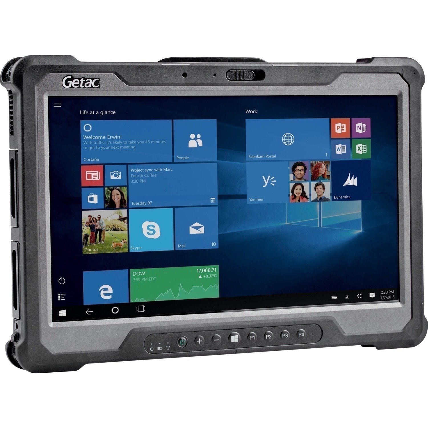 Getac A140 Rugged Tablet - 14" HD - 8 GB - 256 GB SSD - Windows 11 64-bit