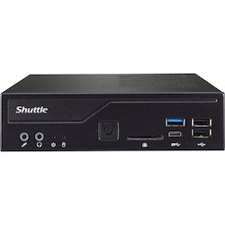 Shuttle XPC slim DH310S Barebone System - Slim PC - Socket H4 LGA-1151 - 1 x Processor Support