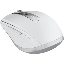 Logitech MX Anywhere 3 Mouse - Bluetooth/Radio Frequency - USB - Darkfield - 6 Button(s) - Pale Gray