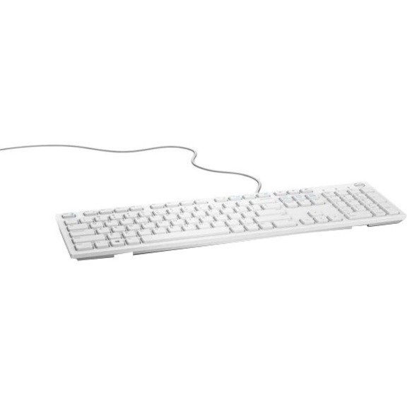 Dell KB216 Keyboard - Cable Connectivity - USB Interface - White