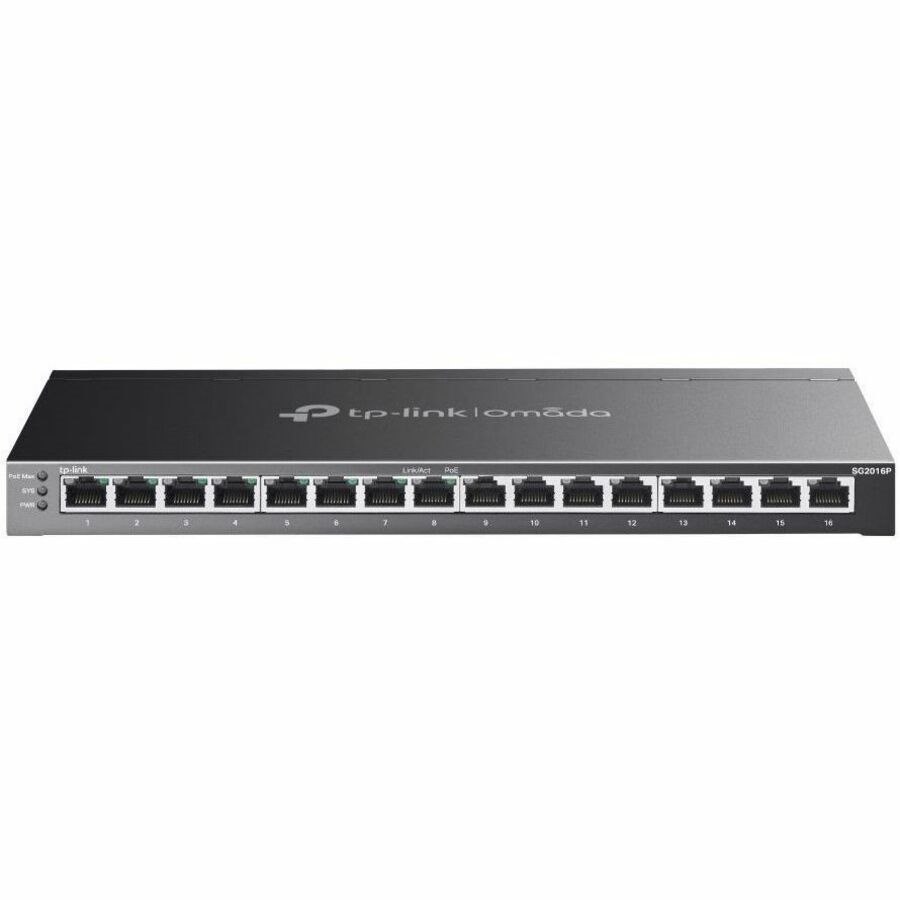 TP-Link Omada SG2016P 16 Ports Manageable Ethernet Switch - Gigabit Ethernet - 10/100/1000Base-T