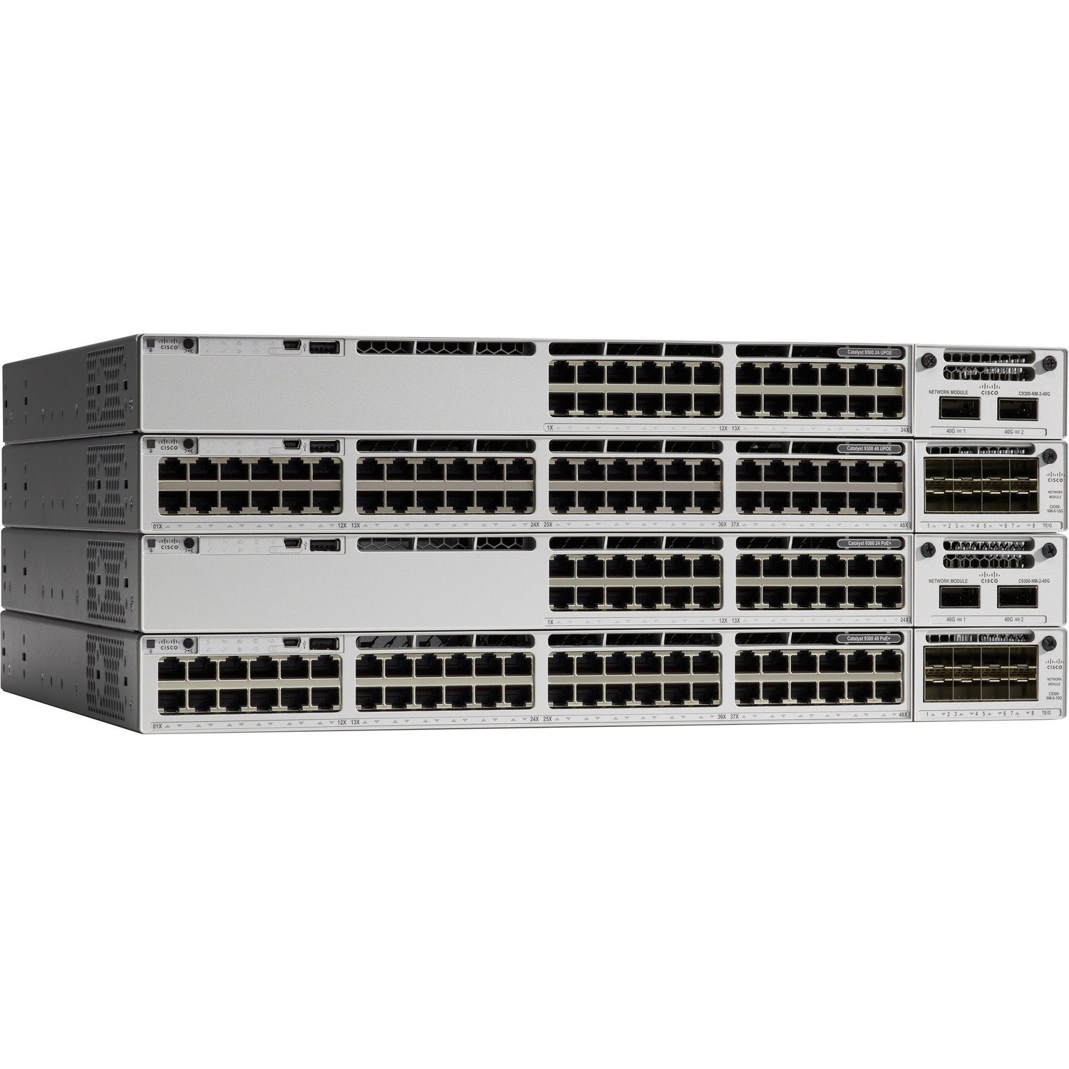 Cisco Catalyst 9300 C9300-48UXM-A 48 Ports Manageable Ethernet Switch - Gigabit Ethernet - 10/100/1000Base-T