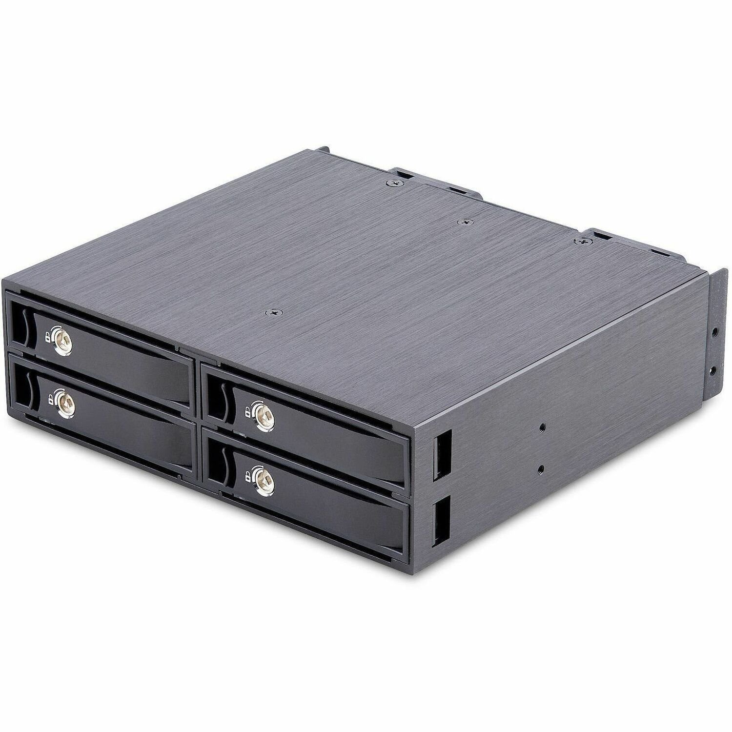 StarTech.com Drive Enclosure for 5.25" U.2 Rack-mountable - Black