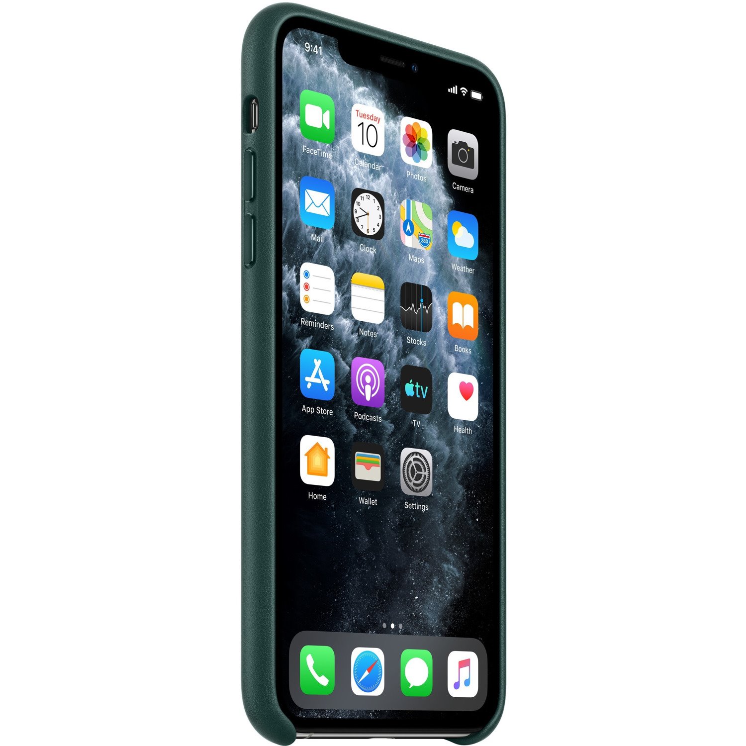 Apple iPhone 11 Pro Max Leather Case - Forest Green