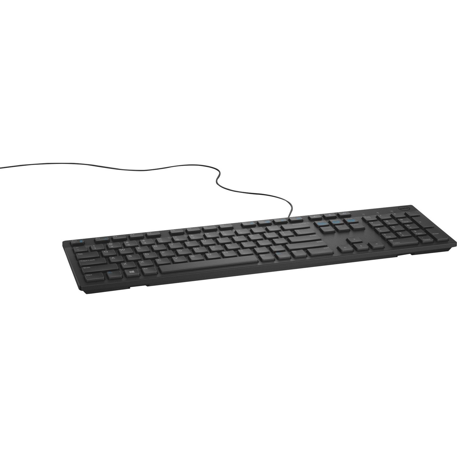 Dell KB216 Keyboard - Cable Connectivity - USB Interface - Spanish - QWERTY Layout - Black