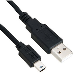 Axiom USB 2.0 Type-A to Mini USB Type-B Cable M/M 6ft