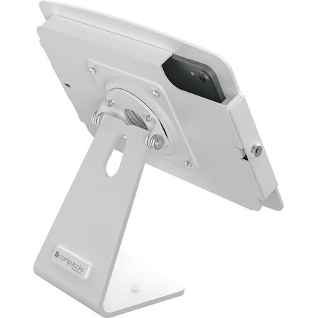 Compulocks iPad 10.2" Space Enclosure Rotating Counter Stand White