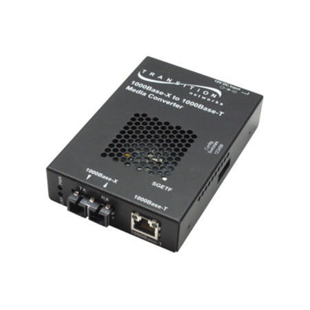 Transition Networks Gigabit Ethernet Stand-Alone Media Converter