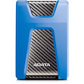 Adata DashDrive Durable HD650 2 TB Portable Hard Drive - External - Blue