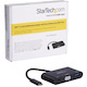 StarTech.com USB-C VGA Multiport Adapter - USB-A Port - with Power Delivery (USB PD) - USB C Adapter Converter - USB C Dongle