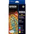 Epson DURABrite Ultra 252XL Original High Yield Inkjet Ink Cartridge - Value Pack - Black, Cyan, Magenta, Yellow - 4 / Pack