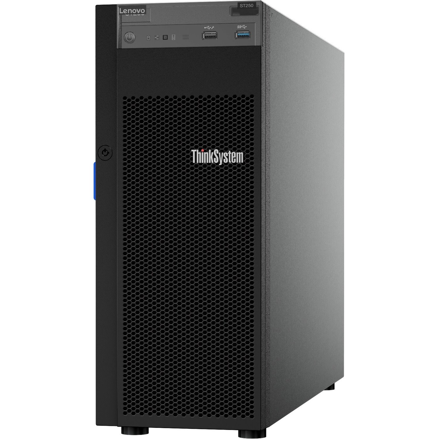Lenovo ThinkSystem ST250 7Y45A01PAU 4U Tower Server - 1 x Intel Xeon E-2144G 3.60 GHz - 16 GB RAM - Serial ATA/600 Controller