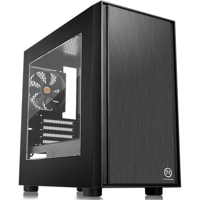 Thermaltake Versa H17 Computer Case - Mini ITX, Micro ATX Motherboard Supported - Micro Tower - SPCC - Black