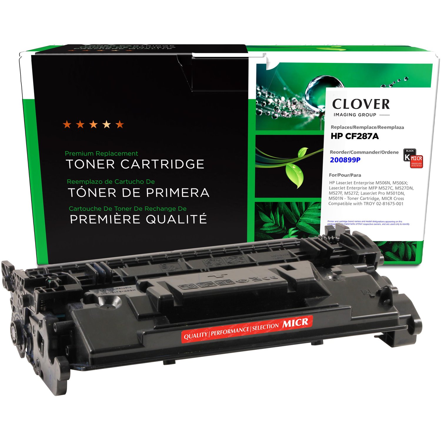 Office Depot&reg; Remanufactured Black MICR Toner Cartridge Replacement For HP 87A, OD87AM