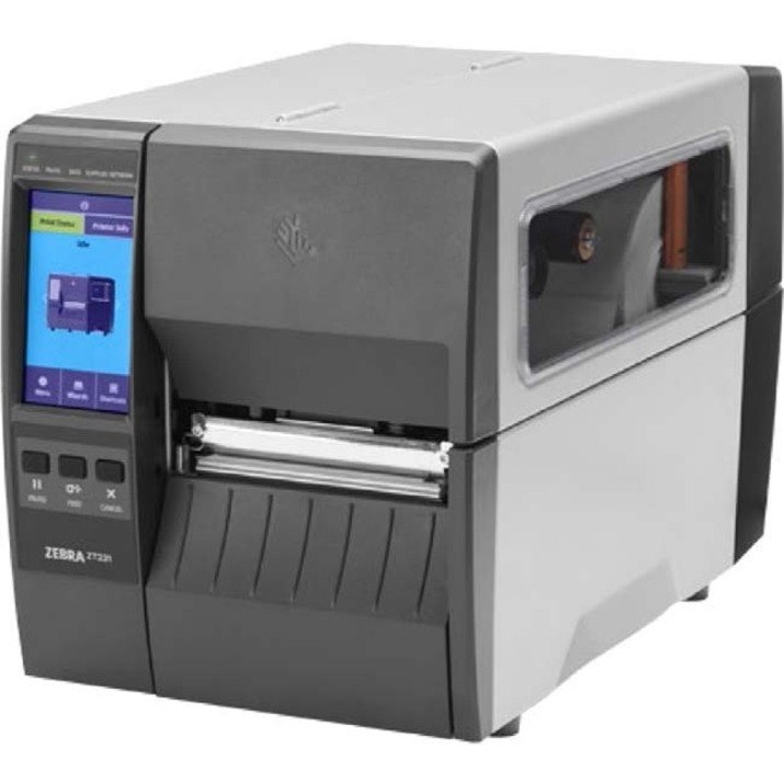 Zebra ZT231 Desktop Direct Thermal Printer - Monochrome - Label Print - Ethernet - USB - USB Host - Serial - Bluetooth - EU, UK