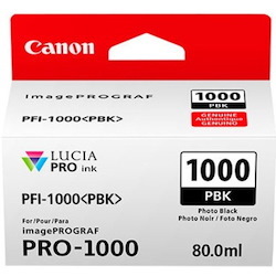 Canon LUCIA PRO PFI-1000 PBK Original Inkjet Ink Cartridge - Photo Black Pack