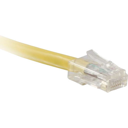 ENET Cat6 Yellow 75 Foot Non-Booted (No Boot) (UTP) High-Quality Network Patch Cable RJ45 to RJ45 - 75Ft