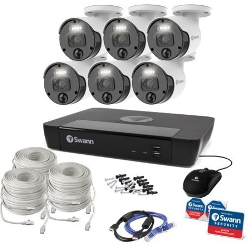 Swann Master-Series 6 Camera 8 Channel NVR Security System - 2 TB HDD