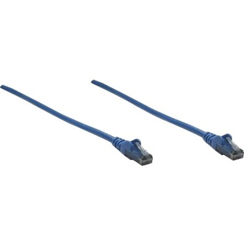 Intellinet Patch Cable Cat6 Bluee 0.5FT Snagless Boot