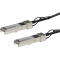 StarTech.com MSA Uncoded Compatible 3m 10G SFP+ to SFP+ Direct Attach Cable - 10 GbE SFP+ Copper DAC 10 Gbps Low Power Passive Twinax