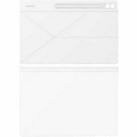 Samsung Book Cover Carrying Case (Book Fold) Samsung Galaxy Tab S9 Ultra Tablet - White