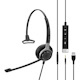 EPOS IMPACT SC 635 USB Wired On-ear Mono Headset - Silver, Black