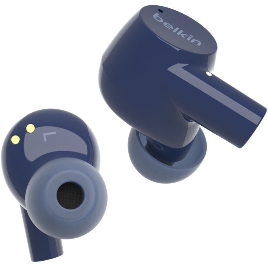 Belkin SOUNDFORM Rise True Wireless Earbud Stereo Earset - Blue