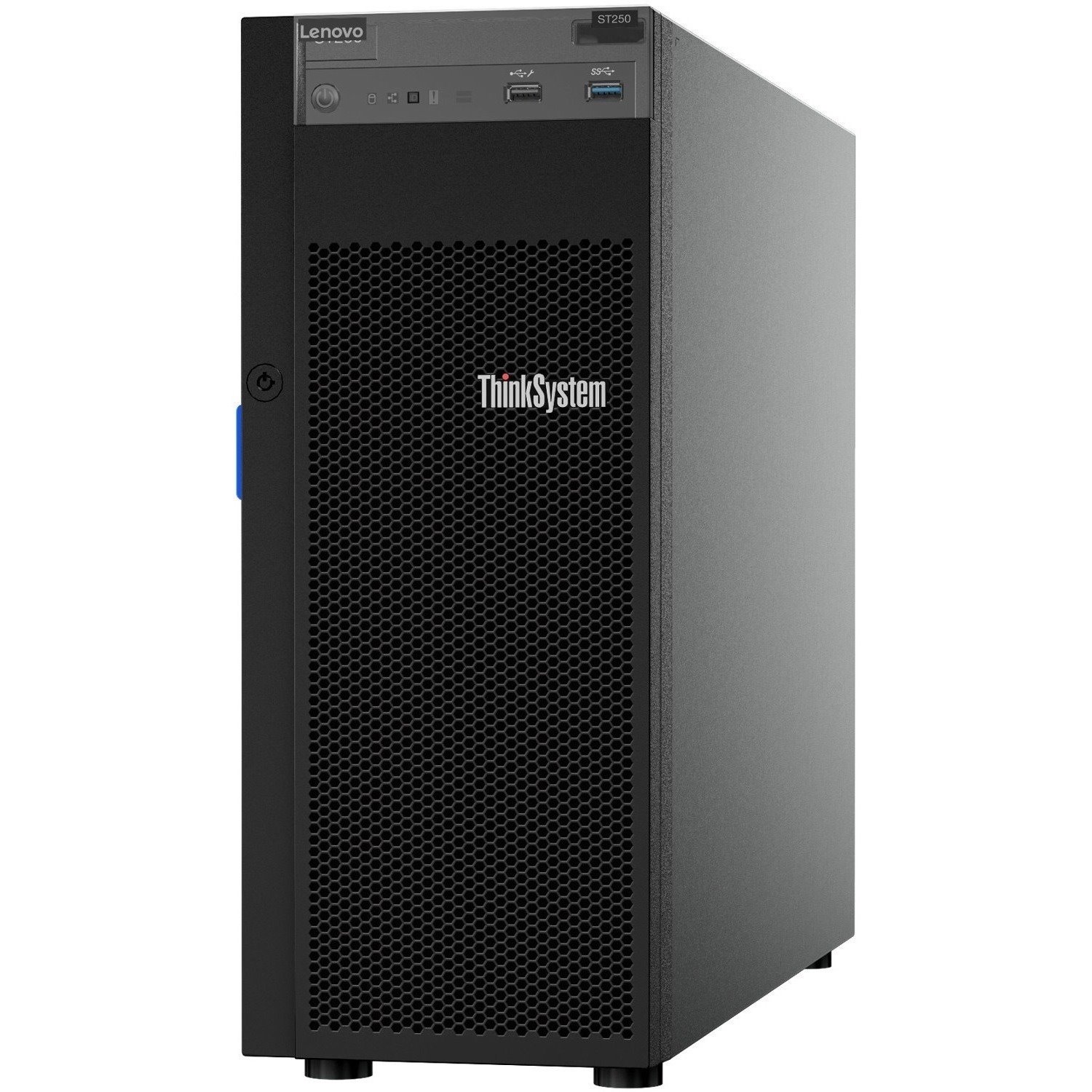 Lenovo ThinkSystem ST250 7Y46A04KEA 4U Tower Server - 1 x Intel Xeon E-2224 3.40 GHz - 16 GB RAM - Serial ATA/600 Controller