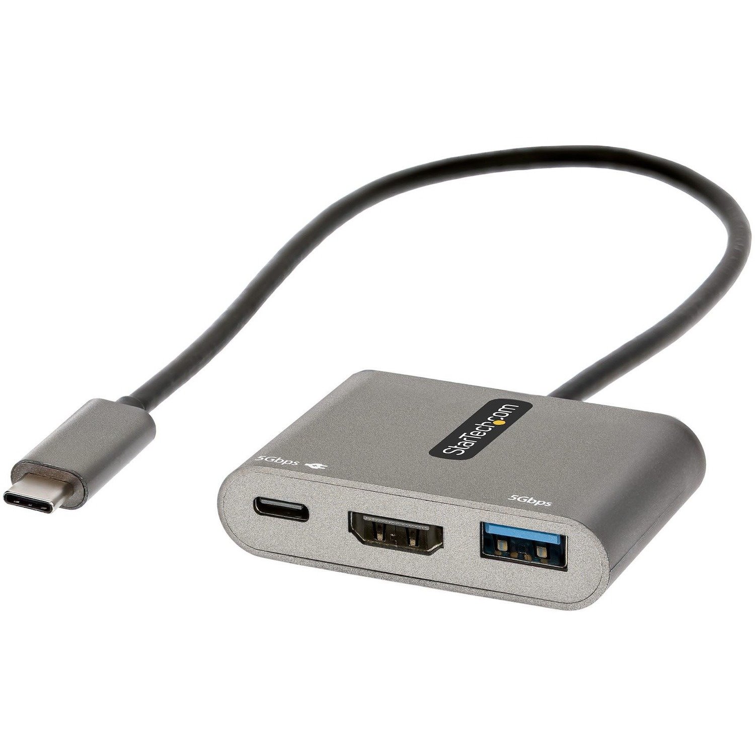 StarTech.com USB 3.2 Gen 1 (3.1 Gen 1) Type-C Docking Station for TV/Monitor/Projector/Notebook/Smartphone/Tablet - 100 W - Portable