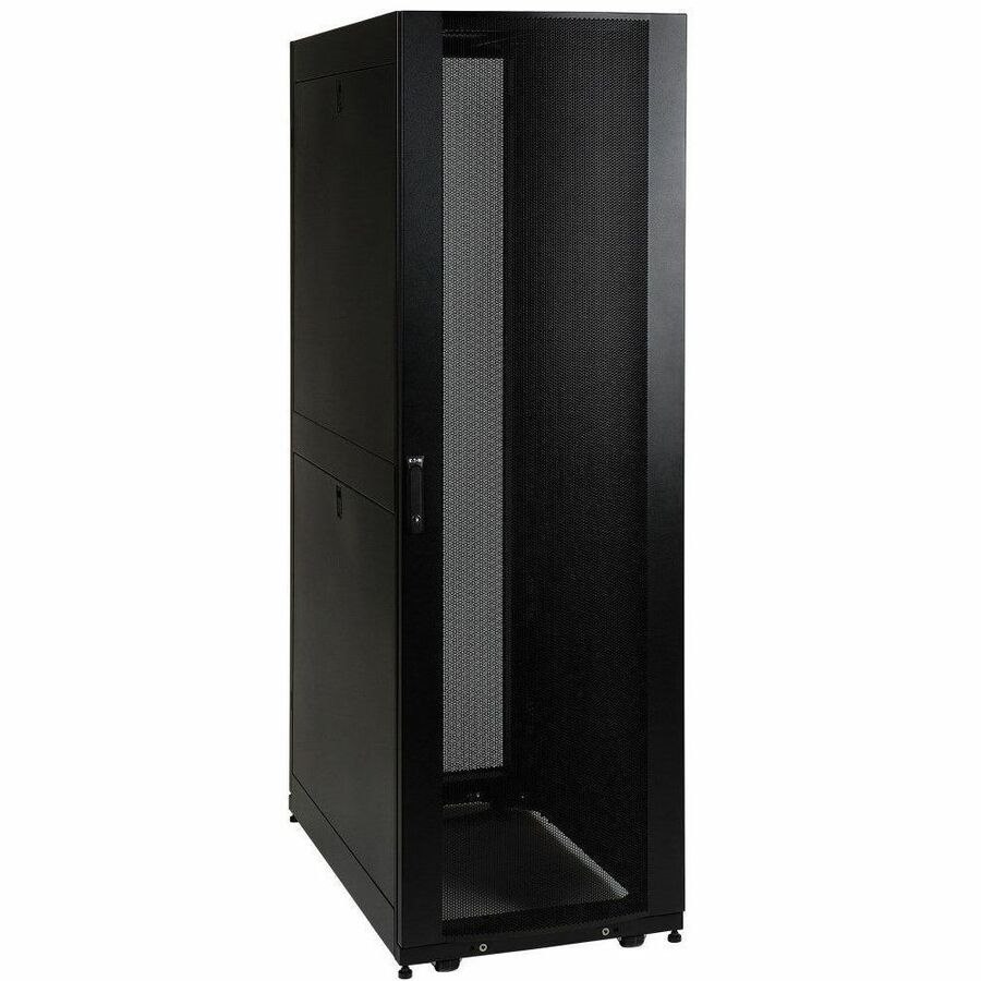 Tripp Lite by Eaton SmartRack SR45UB 45U Rack Cabinet - 482.60 mm Rack Width - Black