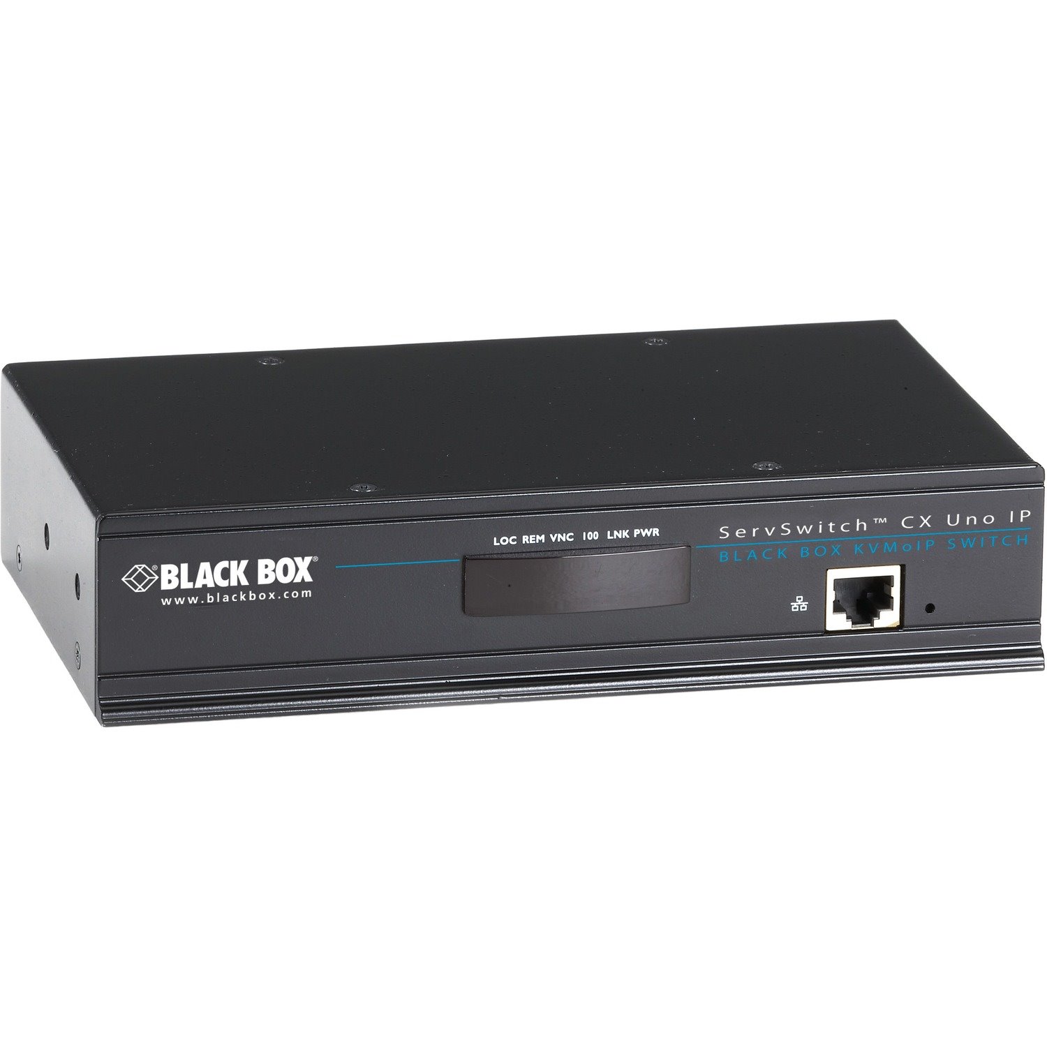 Black Box CX UNO KVM Switch with (1)IP - 8-Port, CATx