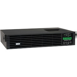 Eaton Tripp Lite Series SmartOnline 750VA 675W 120V Double-Conversion UPS - 8 Outlets, Extended Run, Network Card Included, LCD, USB, DB9, 2U Rack/Tower Battery Backup
