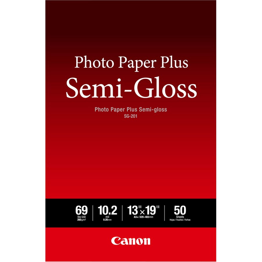 Canon Photo Paper Plus Semi-gloss SG-201 8x10 - 20 Sheets