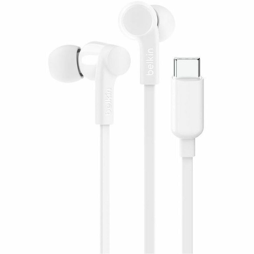 Belkin SoundForm USB-C Wired Earbuds with Adjustable Volume Limiter