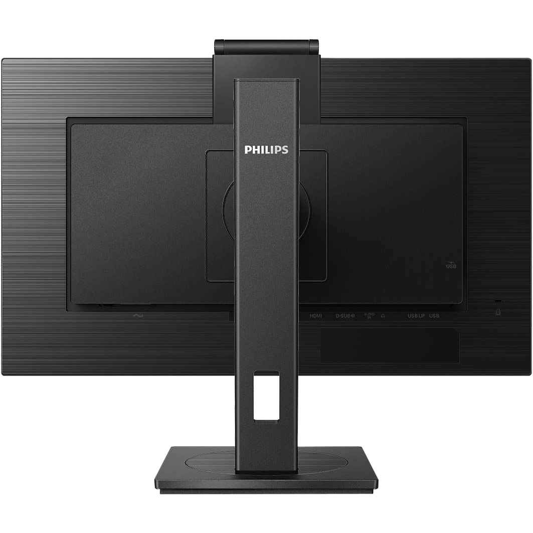 Philips 242B1H 24" Class Webcam Full HD LCD Monitor - 16:9 - Textured Black