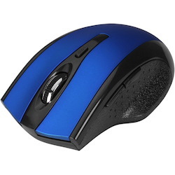 SIIG 6-Button Ergonomic Wireless Optical Mouse - Blue