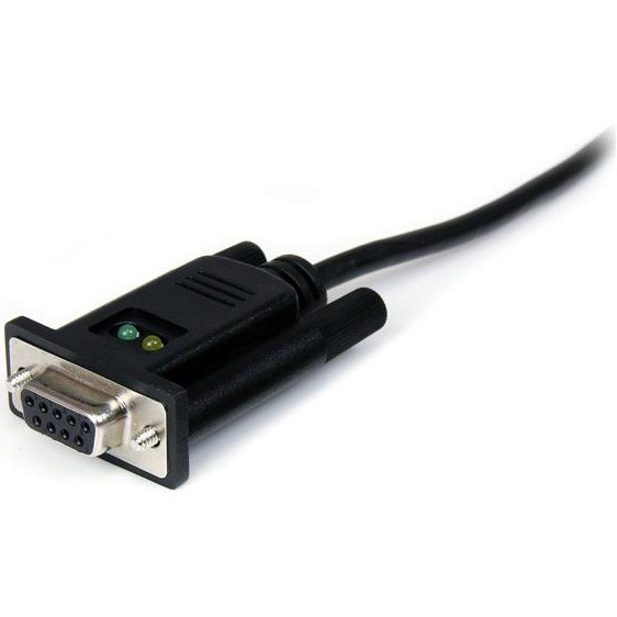 StarTech.com USB to Serial Adapter - Null Modem - FTDI USB UART Chip - DB9 (9-pin) - USB to RS232 Adapter